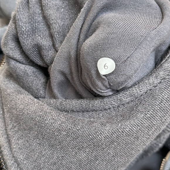 Lululemon Cuddle Up Jacket Heathered Blurred Grey / Blurred Grey - Glitter! - Picture 7 of 10